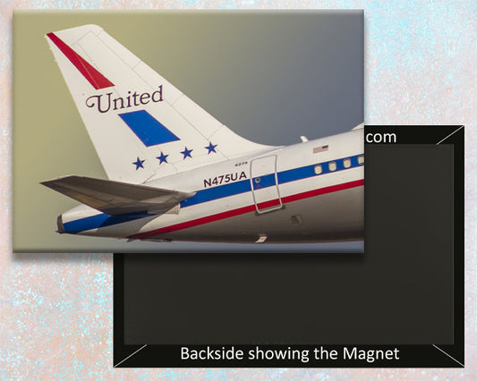 United Airbus A320 Tail Logo Fridge Magnet (PMCT4040)