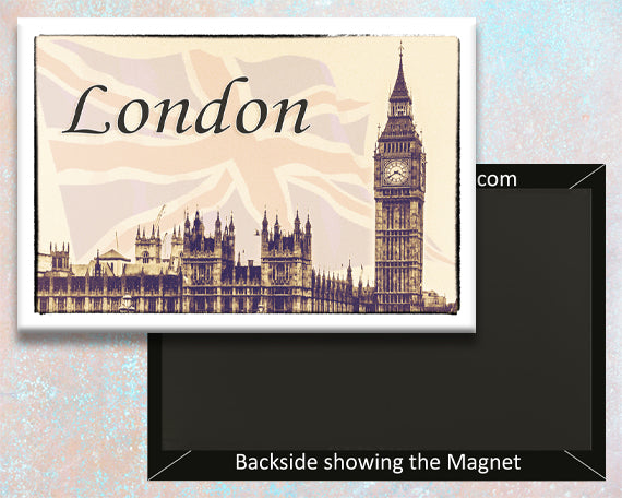 London Parliament with Big Ben Fridge Magnet (PMD10007)