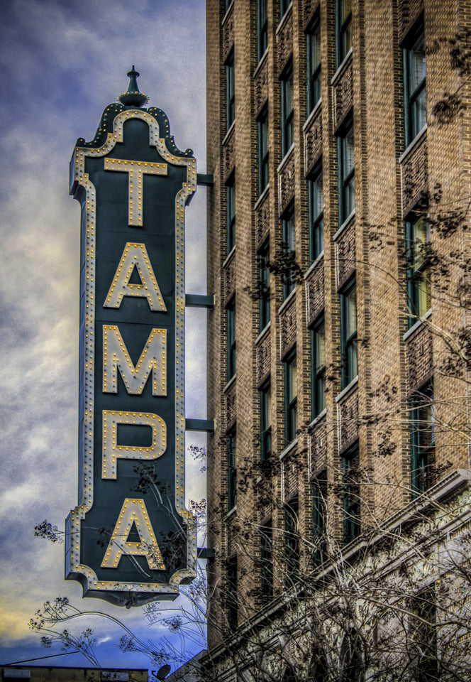 Tampa Theater Sign Fridge Magnet (PMD10012)