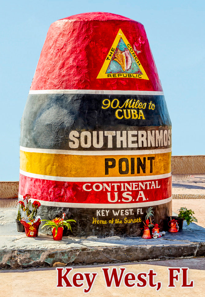 Key West Southernmost Point Fridge Magnet (PMD10033)