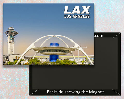 LAX Iconic Building Fridge Magnet  (PMD10034)