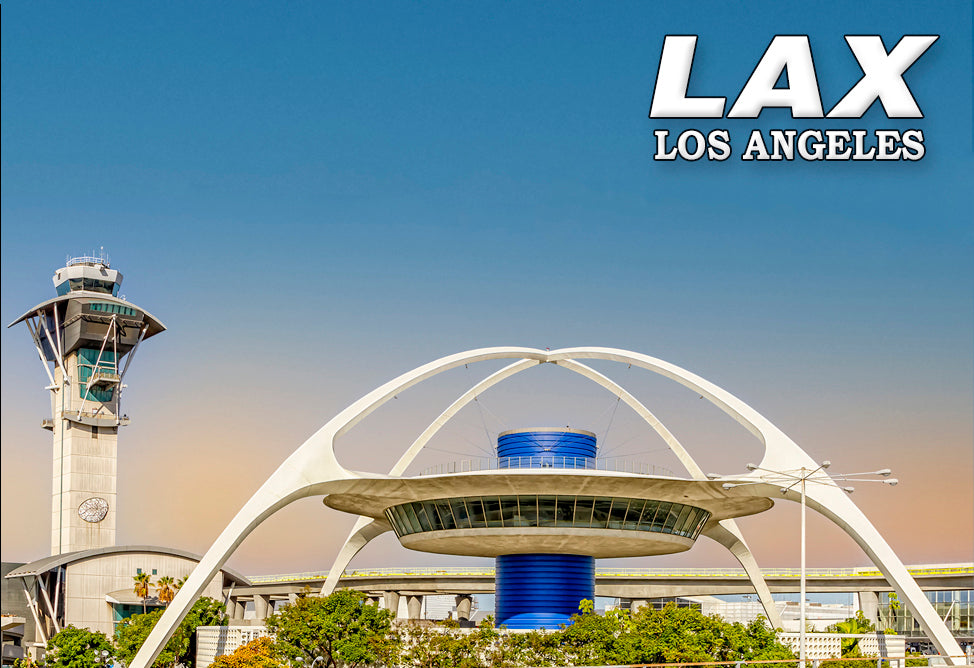 LAX Iconic Building Fridge Magnet (PMD10034)