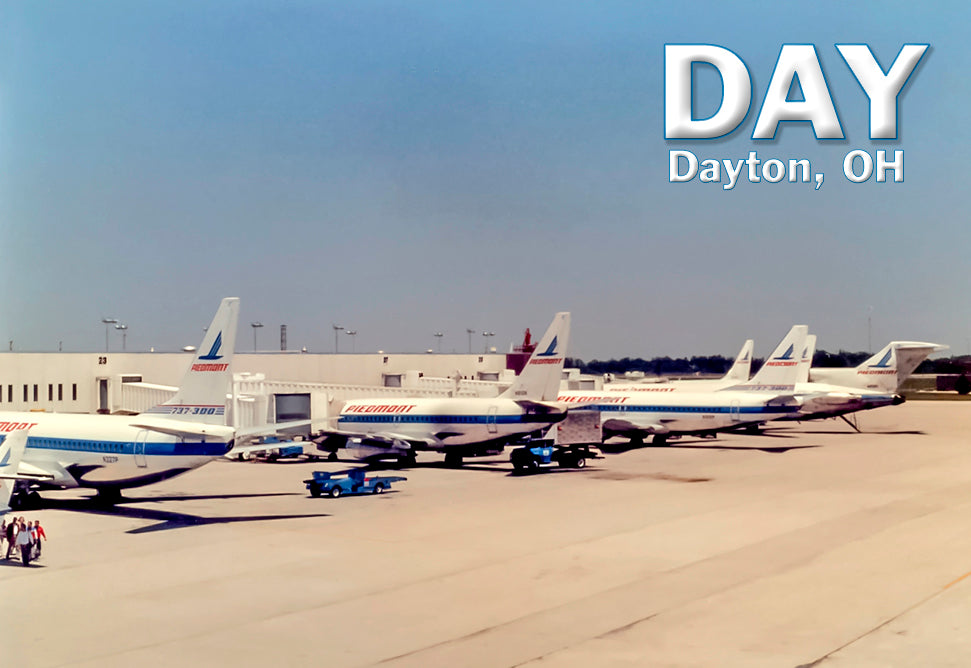 Piedmont Airlines Dayton Hub Fridge Magnet (PMD10036)