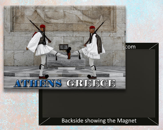 The Evzones Guards Athens Greece Fridge Magnet (PMD10038