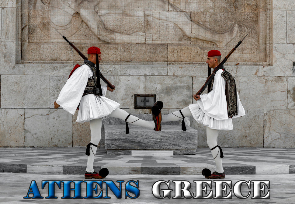 The Evzones Guards Athens Greece Fridge Magnet (PMD10038
