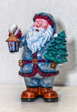 Santa with Lantern Fridge Magnet (PMH11020)