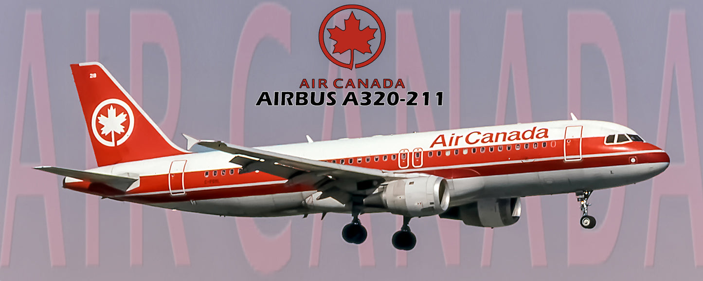 Air Canada Airlines Airbus A320 Fridge Magnet (PMT1607)