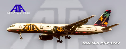 American Trans Air Airlines Boeing 757 Fridge Magnet (PMT1643)