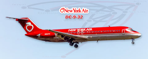 New York Air Douglas DC-9 Fridge Magnet (PMT1678)