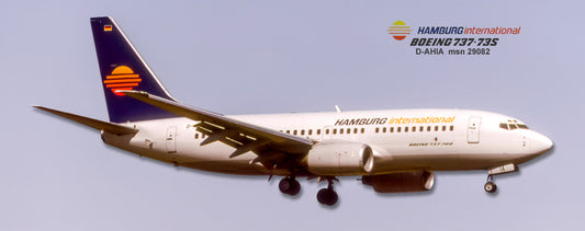 Hamburg Airlines Boeing 737-73S Fridge Magnet (PMT1694)