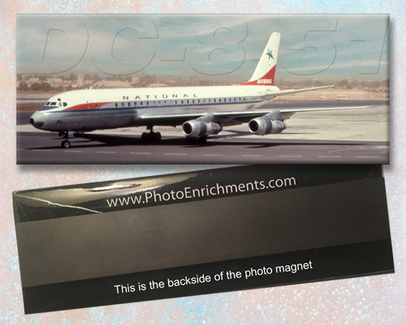 National Airlines Douglas DC-8-51 Fridge Magnet (PMT1796)