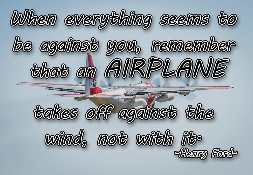 Take Off against the Wind Fridge Magnet (PMT9104)