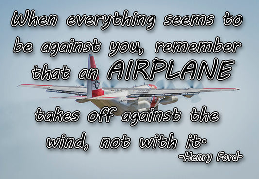 Take Off against the Wind Fridge Magnet (PMT9104)
