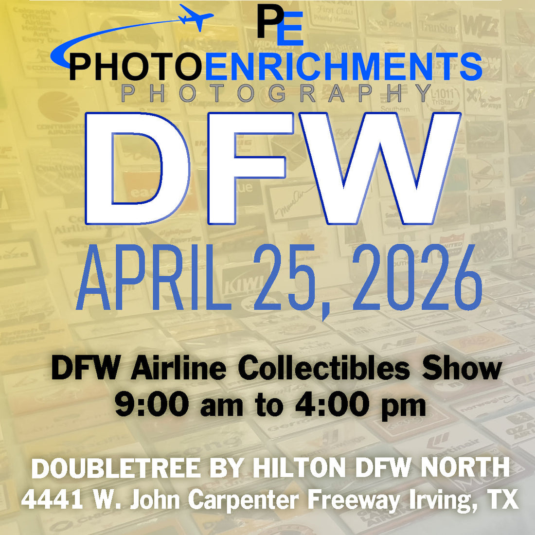 DFW Airline Collectible Show & Sale - April 25, 2026
