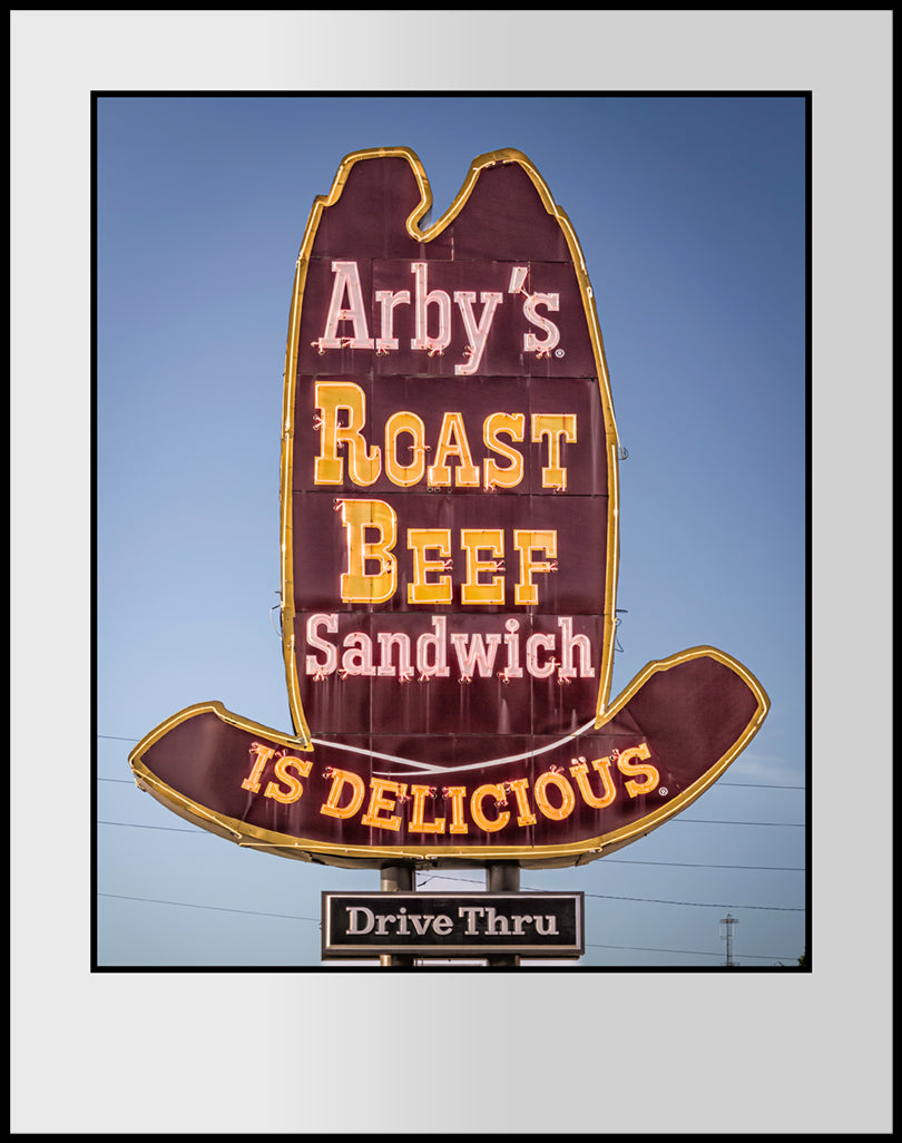 Arby's Vintage 10-gallon Sign Color Photograph (1309002311X14)