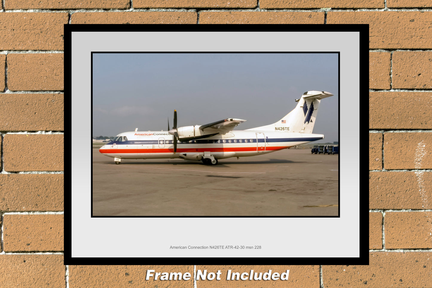 American Connection Airlines ATR-42 Color Photograph (AA010LGJF11X14)