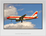 American Airlines Airbus A319 PSA Heritage Color Photograph (AB030LAJM11X14)
