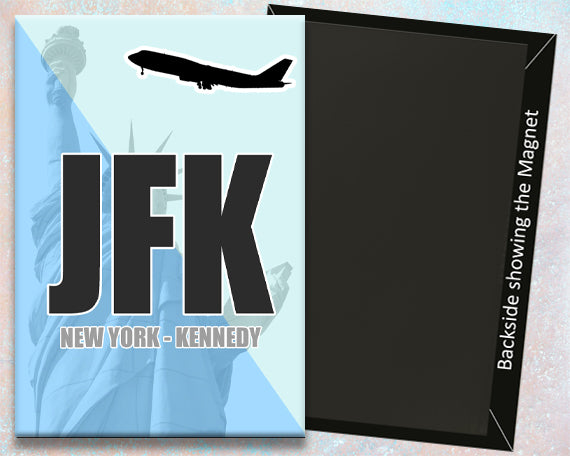 JFK New York Kennedy Airport Code Fridge Magnet (ACM1021)