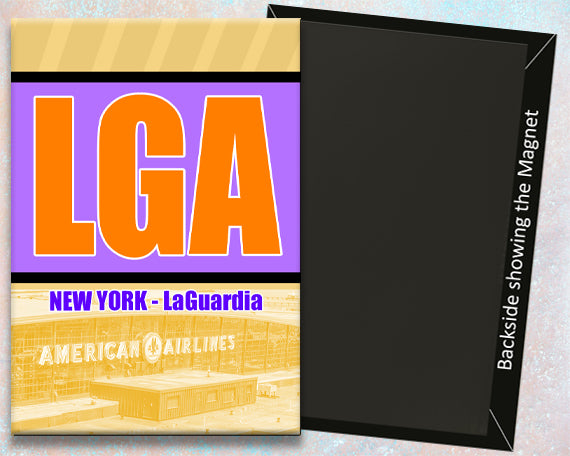 LGA New York LaGuardia Airport Code Fridge Magnet (ACM1022)