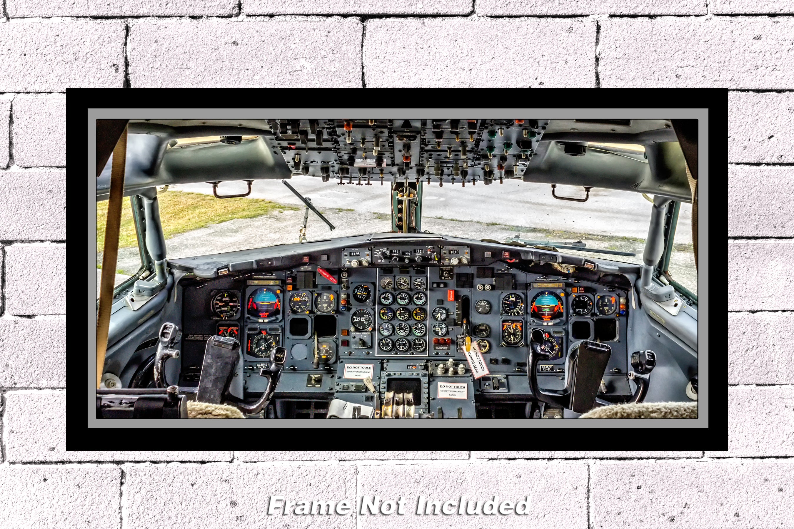 Cockpit Boeing 727-200 Color Airline Photograph – Photo Enrichments