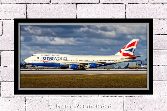 British Airways Boeing 747-436 Color Photograph (APPM10066)
