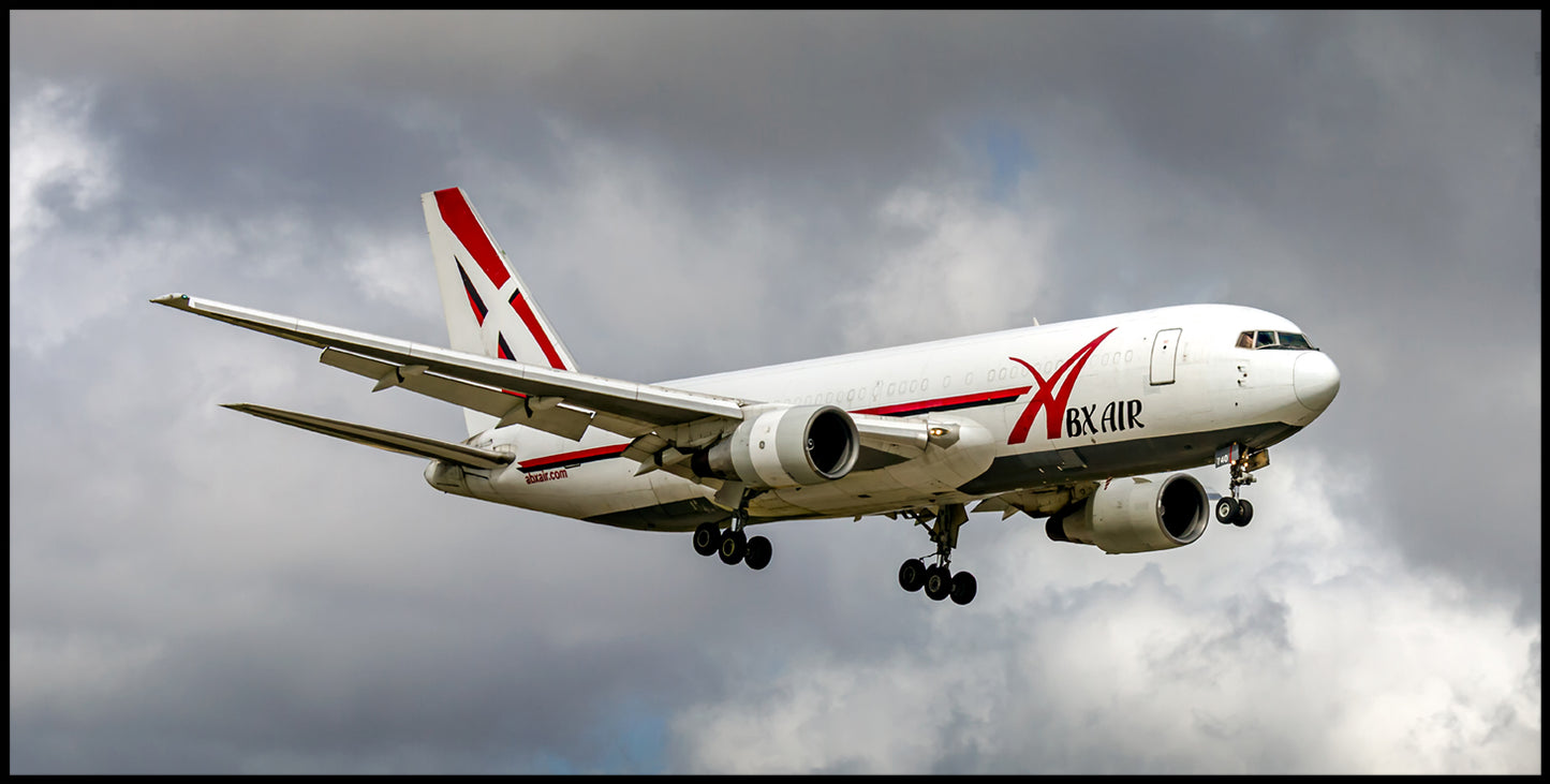 ABX AIr Boeing 767-232(BDSF) Color Photograph (APPM10125)