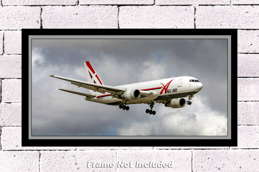 ABX AIr Boeing 767-232(BDSF) Color Photograph (APPM10125)
