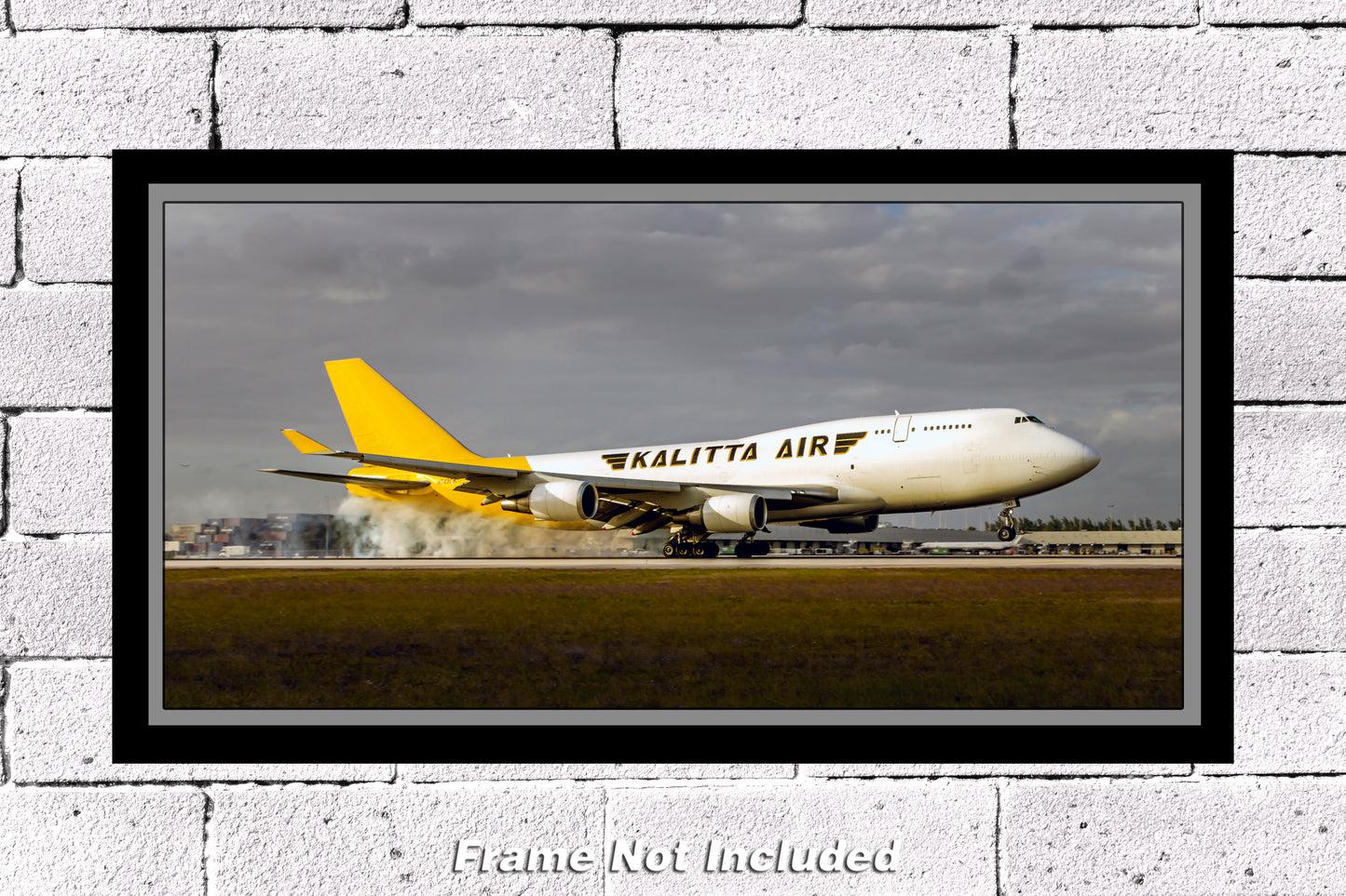 Kalitta AIr Boeing 747-446(BCF) Color Photograph (APPM10133)