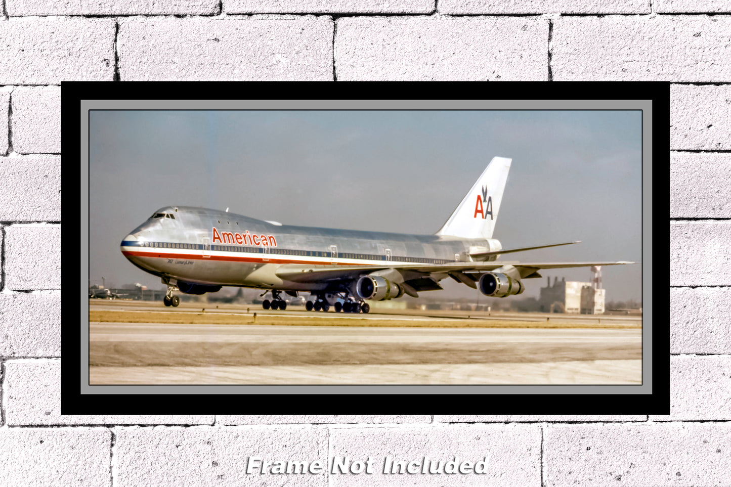 American Airlines Boeing 747 Color Photograph (APPM10135)