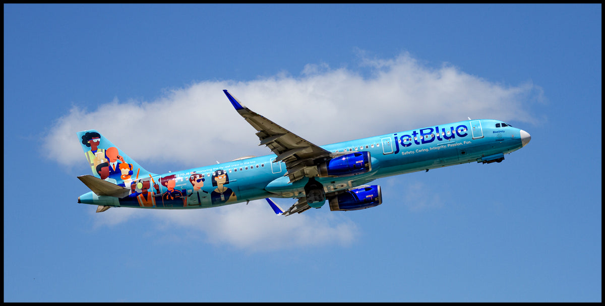 JetBlue Airways Airbus A321 Color Photograph (APPM10137)