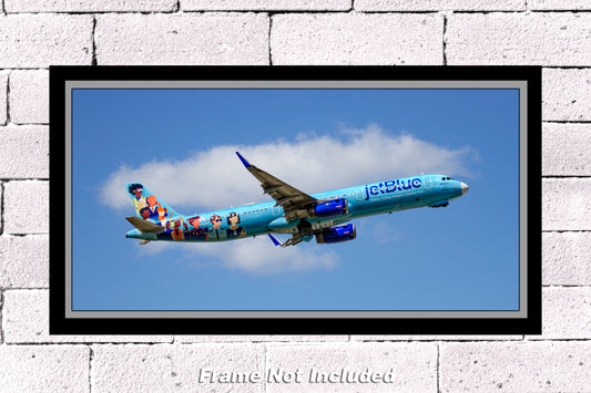 JetBlue Airways Airbus A321 Color Photograph (APPM10137)