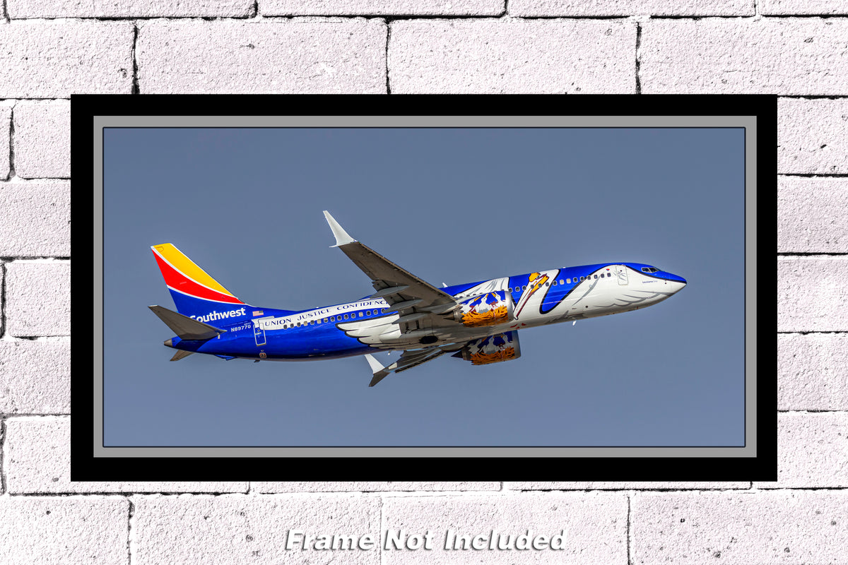 Southwest Airlines  Boeing 737-MAX 8 Color Photograph (APPM10139)