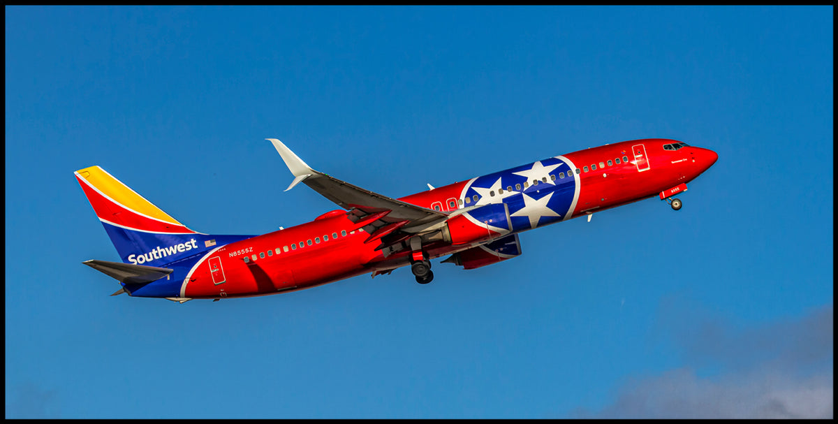 Southwest Airlines  Boeing 737-8H4(SS) Color Photograph (APPM10141)