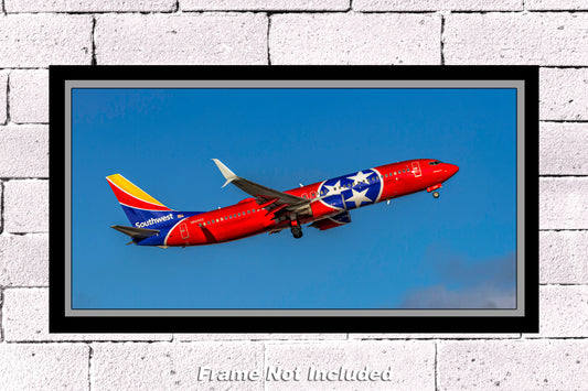 Southwest Airlines  Boeing 737-8H4(SS) Color Photograph (APPM10141)