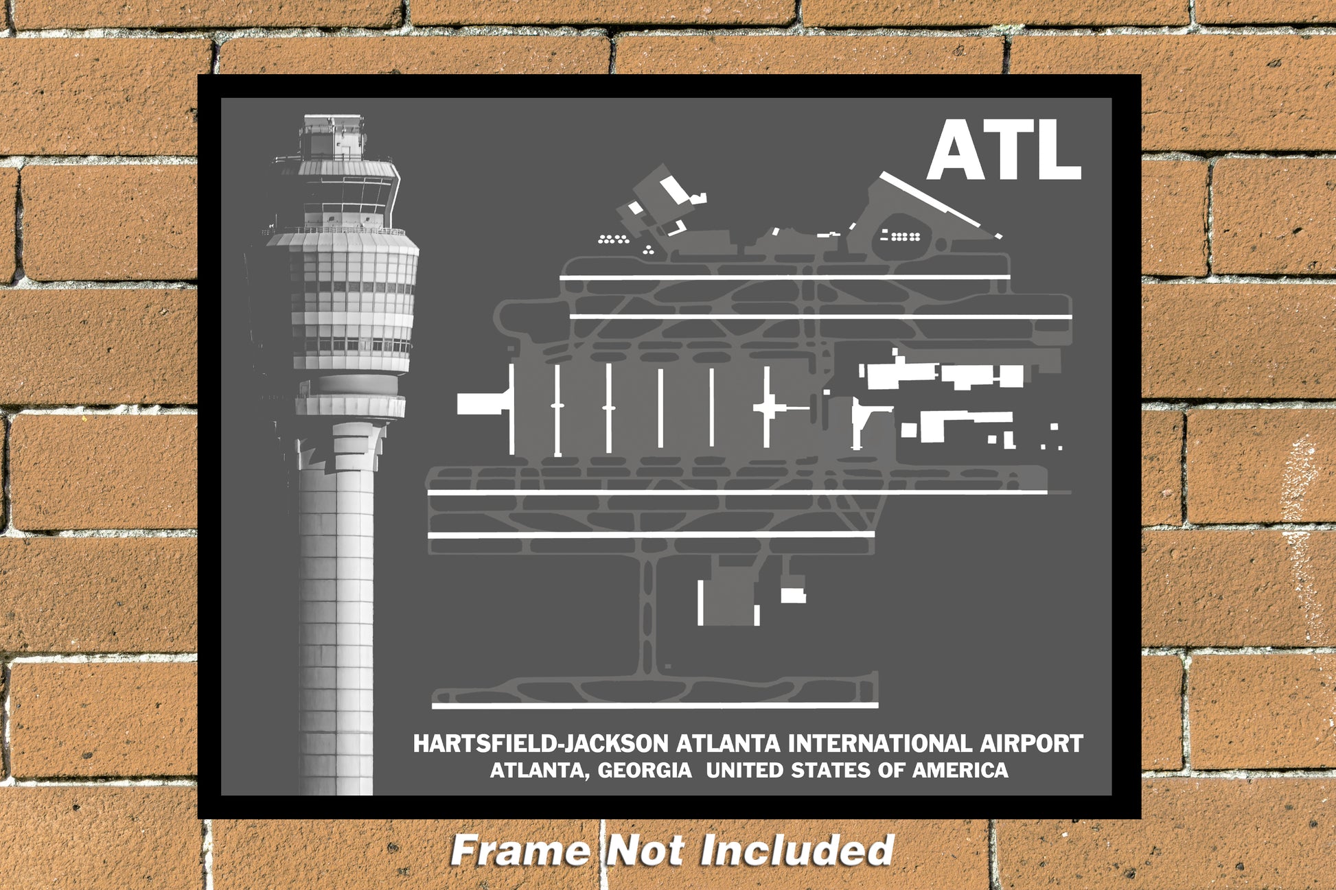 11"x14" airport photograph