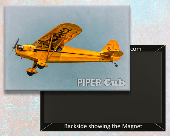 Piper Cub Aircraft Fridge Magnet (GM1004)