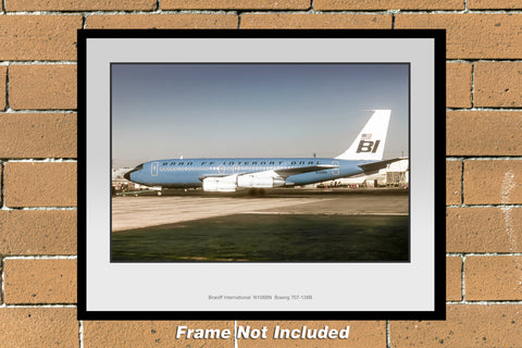 Braniff International Boeing 707-128B Color Photograph (H013LGJC11X14)