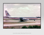 American Airlines Freighter Boeing 707 Color Photograph (H014RGJC11X14)