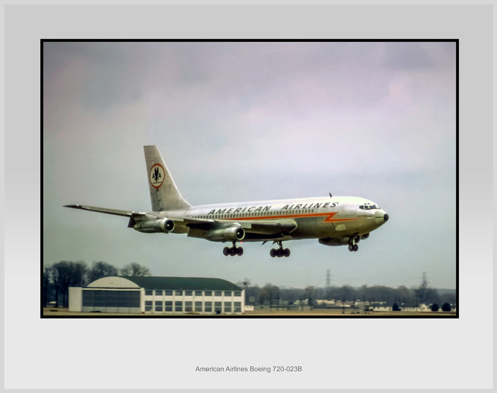 American Airlines Boeing 720-023B Color Photograph (H019RASP11X14)