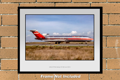 USAir Airlines Boeing 727-264 Color Photograph (I215RGSO11X14)