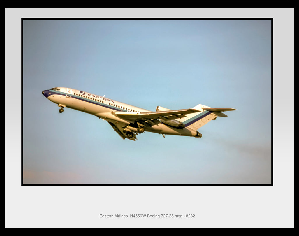 Eastern Airlines Boeing 727-25 Color Photograph (I217LAJF11X14)