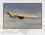 Continental Airlines Boeing 727-224 Color Photograph (I219RAJF11X14)