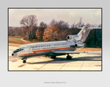 American Airlines Boeing 727-23 Color Photograph (I228LAJF11X14))