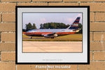 USAir 1990s Colors Boeing 737-201 Color Photograph (J067LGJM11X14)