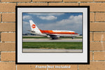 Continental Airlines Boeing 737-2C0 Color Photograph (J159RGFH11X14)