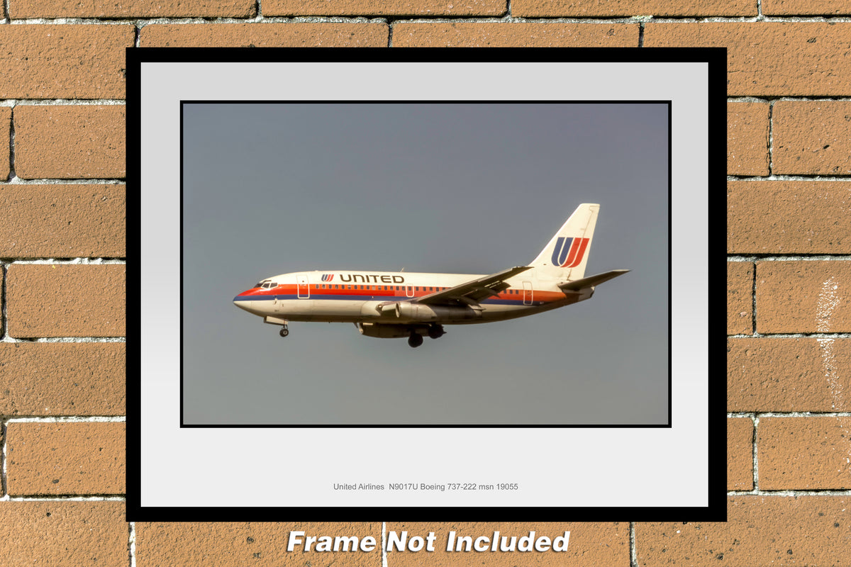 United Airlines Boeing 737-222 Color Photograph (J184LAJF11X14)