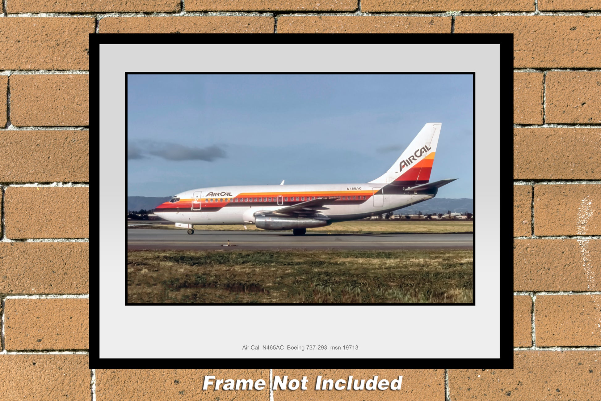 Air Cal Color Airline Photograph