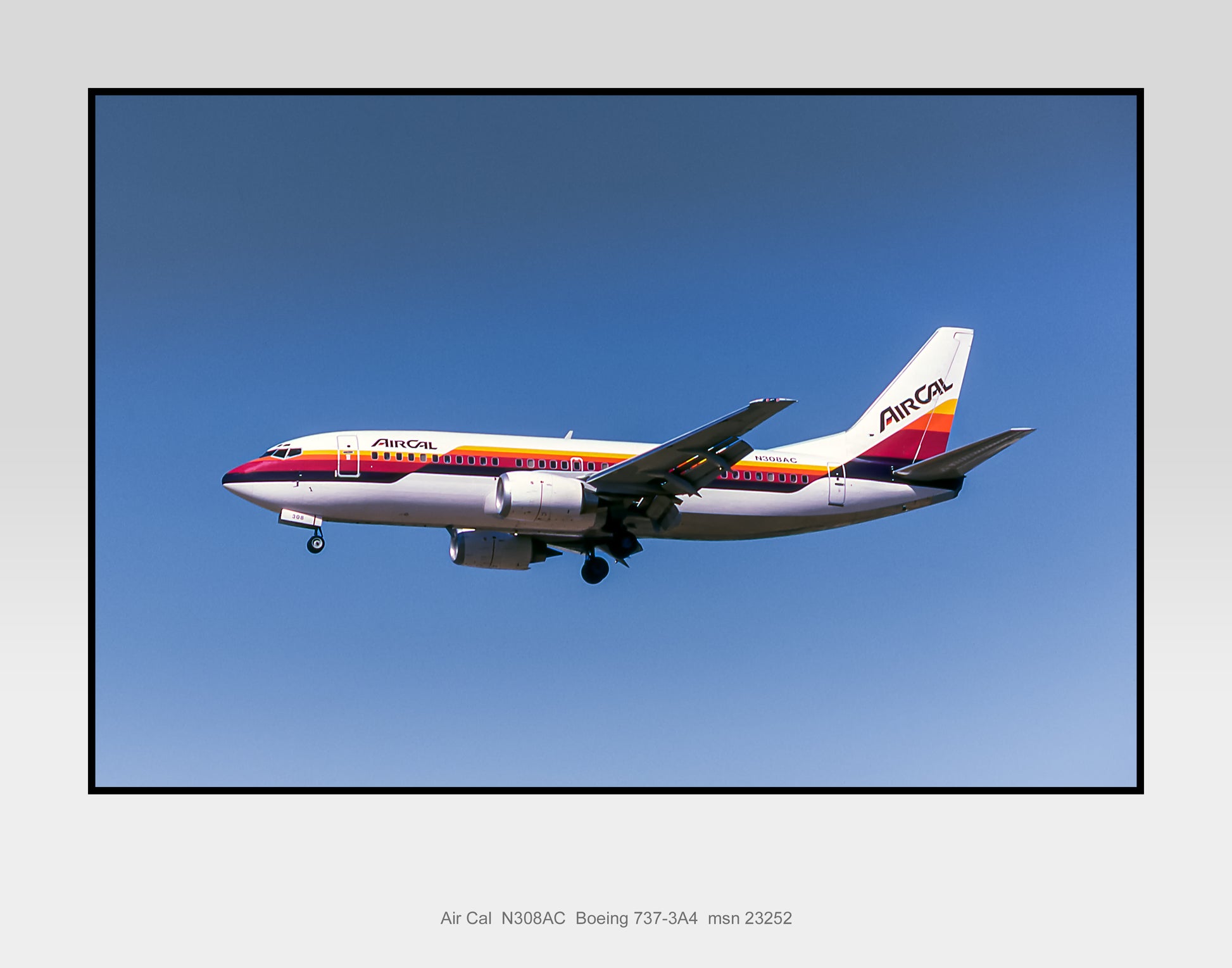 11"x14" Color Airline Photograph