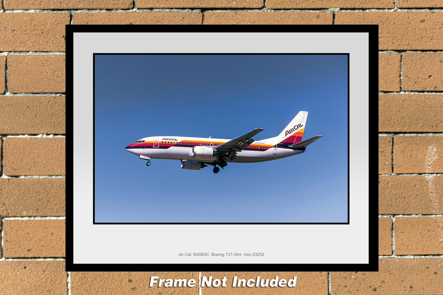 Air Cal Color Airline Photograph