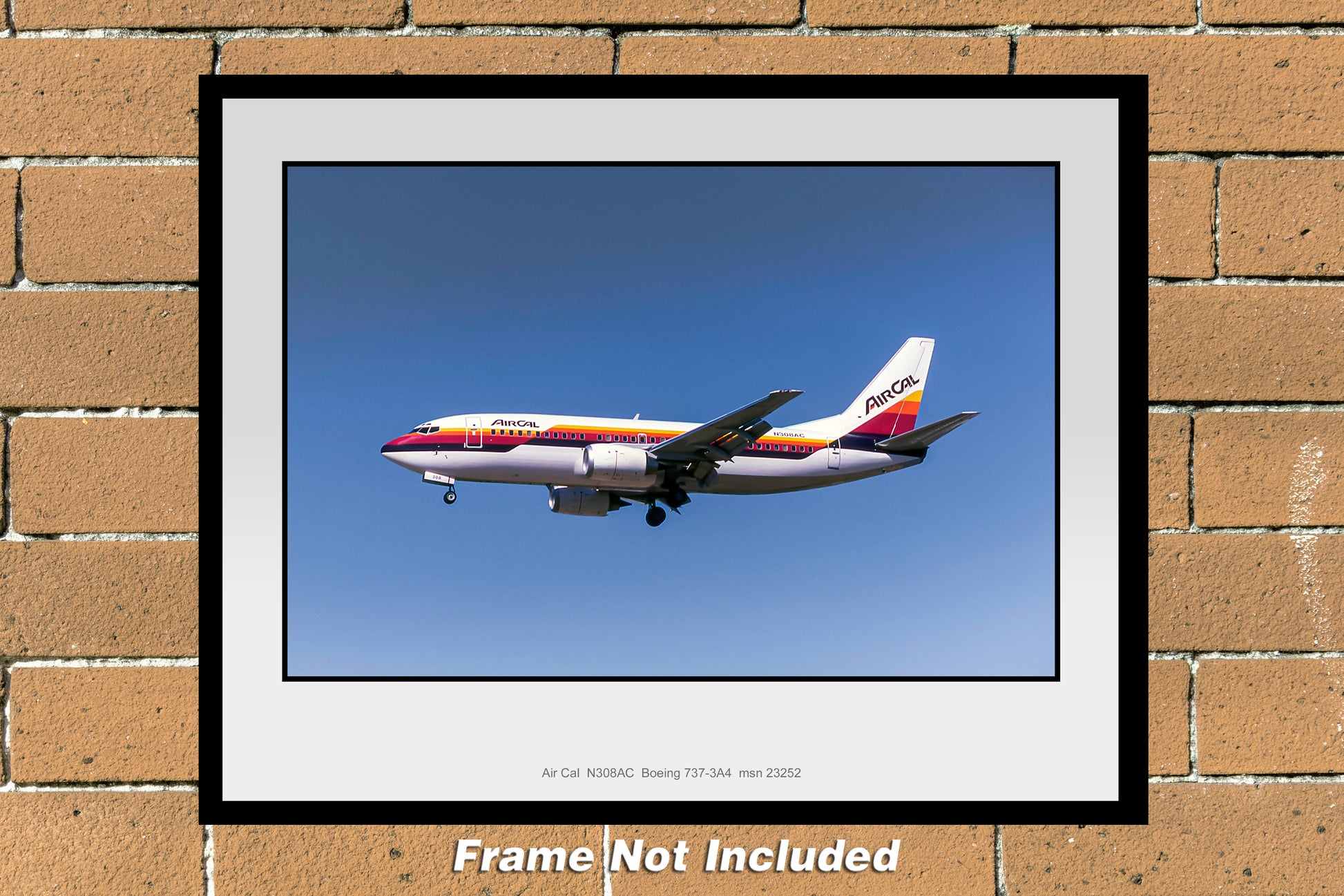 Air Cal Color Airline Photograph